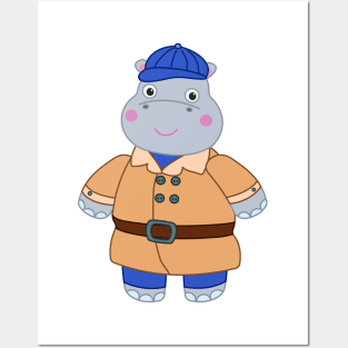 Henry Hippo  - Detective costume for Halloween Posters and Art